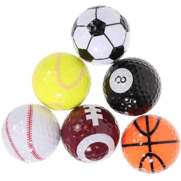 AIDS 1 Set Golfing Practice Balls Sports Balls pour le golf de petites balles de golf portables Golf jouant aux balles