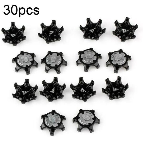 Aids 10pack Golf Shoe Spikes para hombres y mujeres TPU Espiral Picos móviles Picos antideslizantes extraíbles con removedor de púas