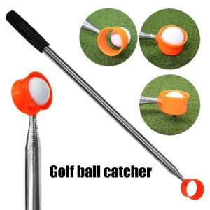 Aides 10 sections cueilleur de balle de golf Retriever télescopique Retriever Pick Up Grabber Claw Sucker Outil pour accessoires de golf aquatique