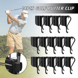 AIDS 14pcs Golf Sac Clip Poutter Pinder Held Metting Club Ball Marker Organizer des accessoires de golf de golf noir durable Supports de golf