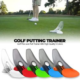AIDS 5 couleurs Pression de mettre un entraîneur de golf Aid Office Home Tapt Practice Putt Objectif pour la pression de golf Putt Trainer