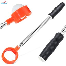 Aids 9FT Golfbal Retriever Fabriekslevering Zeshoekige kop Golfbal Pick Up Grabber Ball Picker Nieuw ontwerp Handvat Hoge kwaliteit