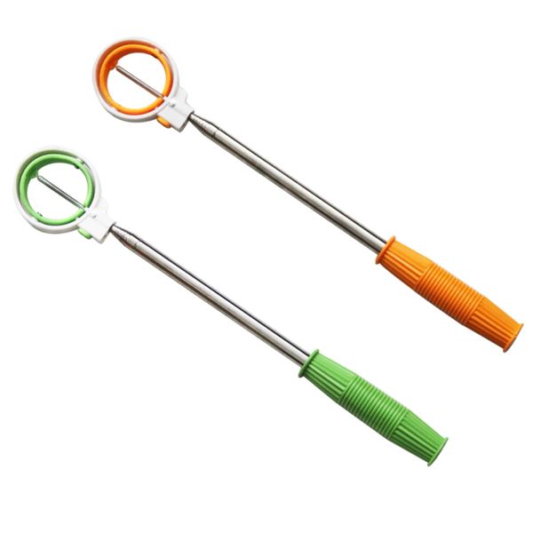 SIDA Golf Ball Retriever 8 Secciones Golf Ball Retriever Agarre de Goma Eje de Acero Inoxidable Extensible Recogedor de Pelotas de Golf Herramienta de Agarre