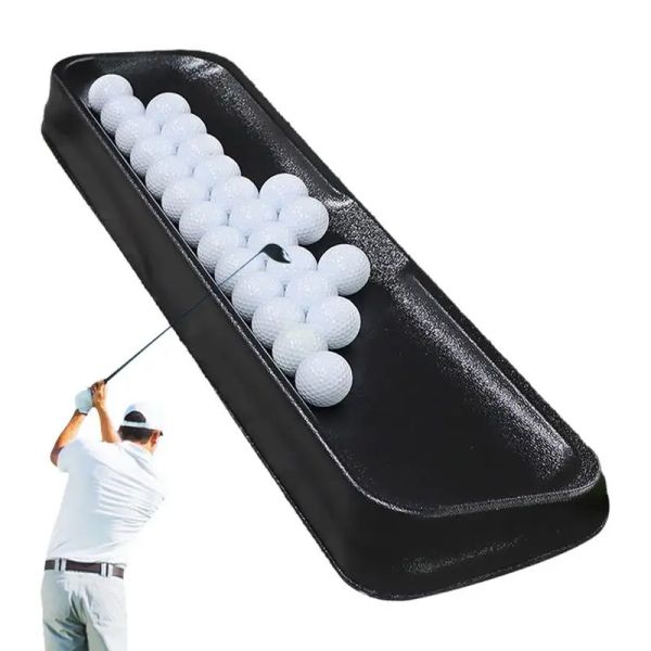 Bandeja para pelotas de Golf, contenedor de almacenamiento de gran capacidad, equipo de almacenamiento de golf, caja en T, accesorios de entrenamiento de Golf, bandeja de golf