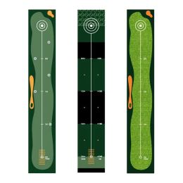 AIDA Golf Practice Mats non glissade Put Puting Mat avec distance Mark Polyamide Fiber Golf Green Mat de frappe Cushion