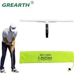 AIDS Golf Put Trainer Portable Tutting Exerciseur Post Gesture Assist Assist Gesture Alignement Traine Aide Aide Golf Accessoires