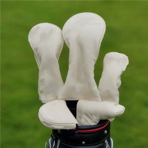 Aids Golf Woods Set Covers Driver Wood Hybride Putter Cover Headcovers Fisher Hat Limited Style Beige