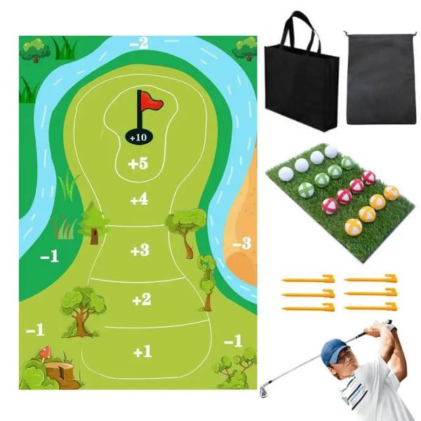 Aides intérieur décontracté jeu de Golf ensemble de Golf mettant Royale jeu de Golf tapis de frappe nouveau Mini décontracté adapté au jeu d'intérieur et d'extérieur
