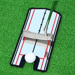 Hulpmiddelen Spiegel Golfaccessoires Golftrainingshulpmiddelen Swingtrainer Recht oefennet Puttingmat Uitlijning Swingtrainer Ooglijn