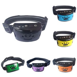 SIDA mascota perro Anti ladrido Collar dispositivo USB recargable eléctrico ultrasónico Entrenamiento de mascotas Collar perro dejar de ladrar Collar de vibración