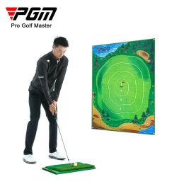 Aides PGM Tapis de pratique de coupe de golf Dart Target Couverture de balle collante peut être carrelée et accrochée DJD040