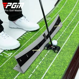 Ayudas PGM Golf Putter Trainer Calibración Track Putter Board Golf Putting Mat Herramienta de entrenamiento de plástico Entrenador de conducción JZQ027