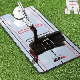 Aides PGM Golf Putting Mirror Correction auxiliaire Posture Putting Putter Mirror Eye Line Fournitures d'entraînement recommandées pour les débutants