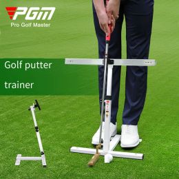 Ayudas PGM Golf Putting Trainer Equipo de enseñanza Putting Putter Placa de pista Calibración Corrector de postura JZQ009 Entrenamiento