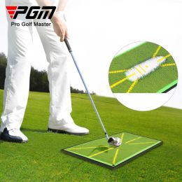 Aides Tapis d'entraînement de Golf PGM pour la détection de Swing, tapis directionnel de Trace de balle de bâton, tampons de chemin de balançoire, tampons de pratique de Swing DJD038