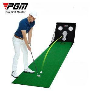 Aides PGM Golf intérieur mise à la maison Putter de Golf entraîneur multifonction Mini tapis de pratique exercices couverture aides à l'entraînement de Golf TL033