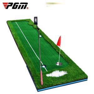 Aides Couverture de pratique PGM Mise gratuite Golf intérieur/extérieur Putting Green Pratique à domicile Portable 0,75 x 3 cm Fairway bicolore GL001