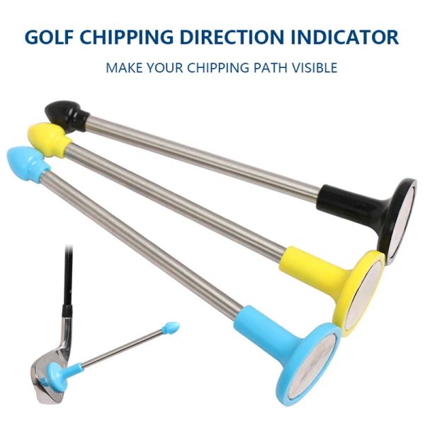 Aides Accessoires professionnels de pratique de golf pour cadeau de golfeur Indicateur de direction de coupe magnétique Outil de balançoire de bâton d'alignement de club de golf