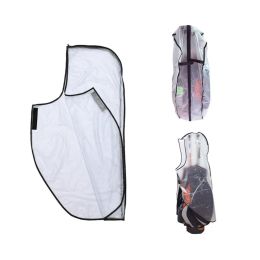 Aides PVC sac de golf étanche capot couverture de pluie bouclier extérieur sac de poteau de golf couverture anti-poussière