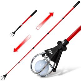 Hulpmiddelen Telescopische golfbal Retriever Uitschuifbare golfbal pick-up tools Verstelbare golfbal picker Watergrijper Golfaccessoires