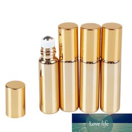 AIHOGARD MINI 10ML lege navulbare flessen UV-coating container goud rol op fles voor essentiële olie parfum geur