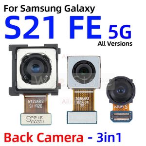 Caméra Aiinant pour Samsung Galaxy S20 S21 Fe 20fe S21FE arrière principal arrière / téléobjectif avant Cable flexion de la caméra large