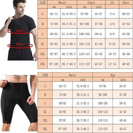 Aiithuug sauna pakken voor mannen body shaper workout training training met korte mouwen shirt taille trainer 5 keer sterk zweetpaktraining