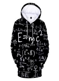 Aikooki E MC2 Fun 3D Hoodies Sweatshirts Heren Dames Print Zwart Design 3D Hoodies E MC2 Herenmode Truien met capuchon XXS4XL3800011