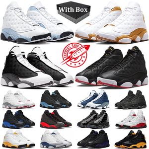 nike air jordan 13 retro 13s basket chaussures hommes femmes 13s noir Flint Wolf gris université bleu blé Playoffs Hyper Royal noir chat hommes baskets Outdoor Sneakers