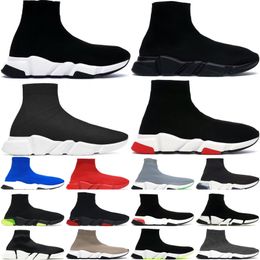 CALIENTE Hombres Mujeres Zapatos papá 17FW Triple S zapatos casuales burbuja transparente de fondo negro zapatillas de deporte de los hombres rojo viejo Chaussures 36-45