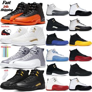 heren trainers 12 basketbalschoenen 12s Brilliant Orange Cherry Black Royalty Taxi Stealth Flu Game The Master heren sport sneakers