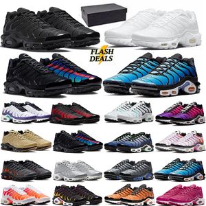 tn plus met doos Hardloopschoenen triple zwart wit Unity Terrascape Hyper Blue Ice Blue Oreo Obsidian roze buitenshuis sneakner trainner gratis verzending