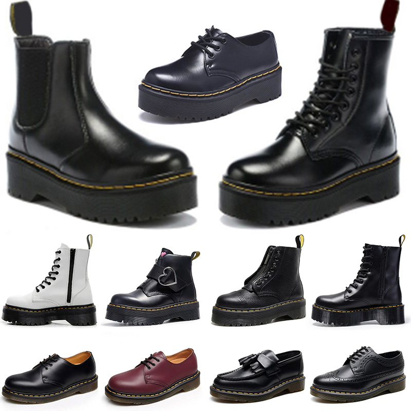  famous dr martens boots dr martins women designer boots woman men luxury doc martens martin winter snow ankle short booties【code ：L】triple black white sneakers