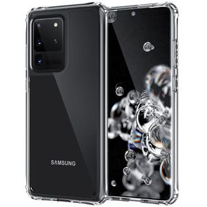 Étui transparent Air Armor absorbant les chocs de qualité militaire, protection à 360 degrés, cadre PC + TPU pour Samsung Galaxy S10 PLUS S20 Ultra S10 5G