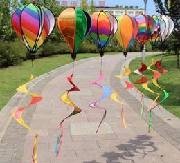 Ballon à air Windsock décoratif extérieur jardin jardin épreuve de bricolage de couleurs de couleurs filantes de vent 65329423784968