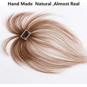 Air Blunt Hand Hume Human Human Hair Blow Plips Invisible Clip en Piezas de Extensiones