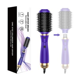 Air Brush Styler and Volumizer 1200W Hair Dryer Straightener Curler Comb Roller One Step Electric Iron