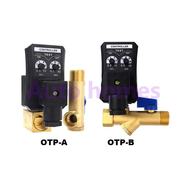 Válvula de drenaje del compresor de aire OPT-A / OPT-B Válvula de sincronización Válvula de interruptor eléctrico