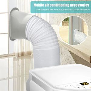 Airconditioner raam baffle kit draagbare mobiele airconditioning uitlaatslang kit lichtgewicht accessoires voor thuiskantoordeel