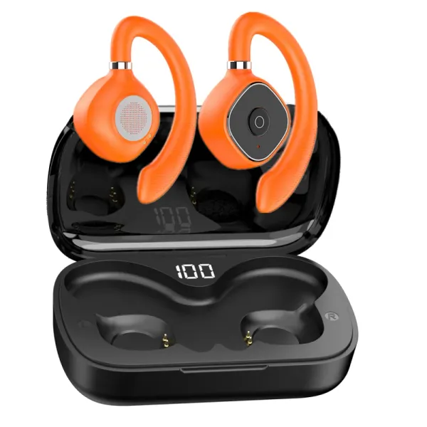 Écouteurs Bluetooth à Conduction d'air, casque d'écoute sans fil intra-auriculaire, pour sport, course à pied, type d'oreille suspendu