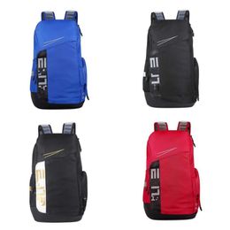 Almofada de ar unissex Elite Pro Hoops mochila esportiva estudante bolsa de computador casal mochila mensageiro júnior preto branco vermelho sacos de treinamento mochila ao ar livre 7 cores J5N9