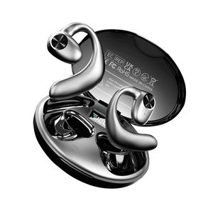 Air Ear Auriculares de conducción ósea Auriculares Apple Bass Auriculares inalámbricos Bluetooth Auriculares deportivos para Ipad Iphone Teléfono inteligente Cancelación de ruido Auricular de llamada HD