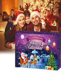 Air Fast Delivery Party présente Chirstmas Advent Calendar Box Cawerd Boîte avec 24 jouets 5 Type DIY Stress Relief Noël Santa Claus Blind Boîtes pour enfants Friends7156787