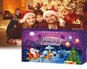 Air Fast Delivery Party présente Chirstmas Advent Calendar Box Cadear avec 24 jouets 5 Type DIY Stress Relief Noël Santa Claus Blind Boxes For Children Friends4248636