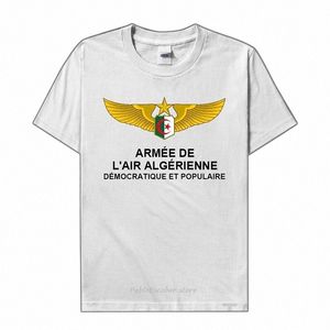 Luchtmacht Republiek Algerije Algerijnse Islam DZA t-shirt nieuwe Tops Korte mouw kleding sport cott Leger Tactische Militaire b2sr #