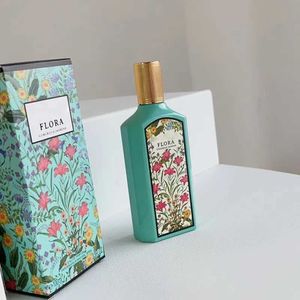 Ambientador Fragancia Diseñador Perfume para mujer Flora Natural Mujer 100ml Spray Edp Desodorante antitranspirante 3.3 Fl.oz Larga duración Agradable nave rápida