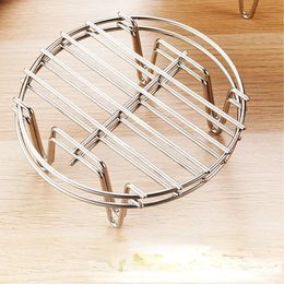 Luchtfriteuse Accessoires Roestvrij stalen stoomrek Pot Rack Corrosiebestendige Veiligheid Airfritistische accessoires