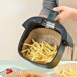 Air Fryer Perkament Papieren Liners Non-Stick Wegwerp Papier Lade Barbecue Plaat Voedsel Oven Keuken Ronde Baking Papers