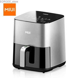 Fryers d'air Miui Air Fryer 5L Electric Hot Fryer Four Cuisailleur OILL avec commande tactile Panier antiadhésif Venêtre visible Fenêtre Famille Famille Y240402