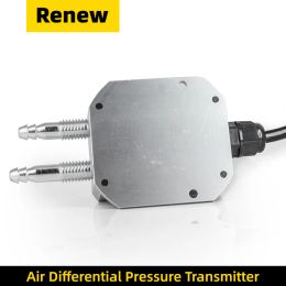 Air Gas Viento Presión del viento Transmisor del sensor diferencial 4-20MA 0-10V 1-5V 0-5V RS485 -10KPA -0-10KPA Medidor de presión diferencial